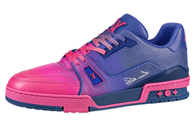 Louis Vuitton Trainer Skateboarding sneakers, dark lilac/pink